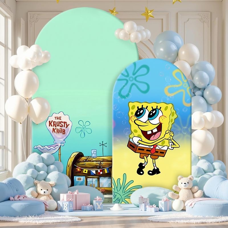 SpongeBob Mr Krabs Arch Backdr - Fishing Boat Cover ulasan dan harga