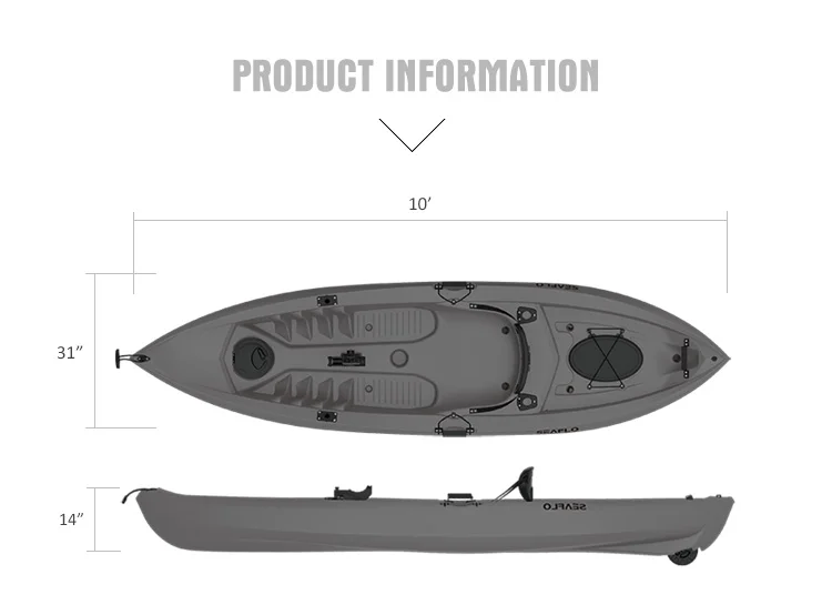 10ft 1 Person HDPE Plastic Boa - Fishing Boat Aluminum ulasan dan harga