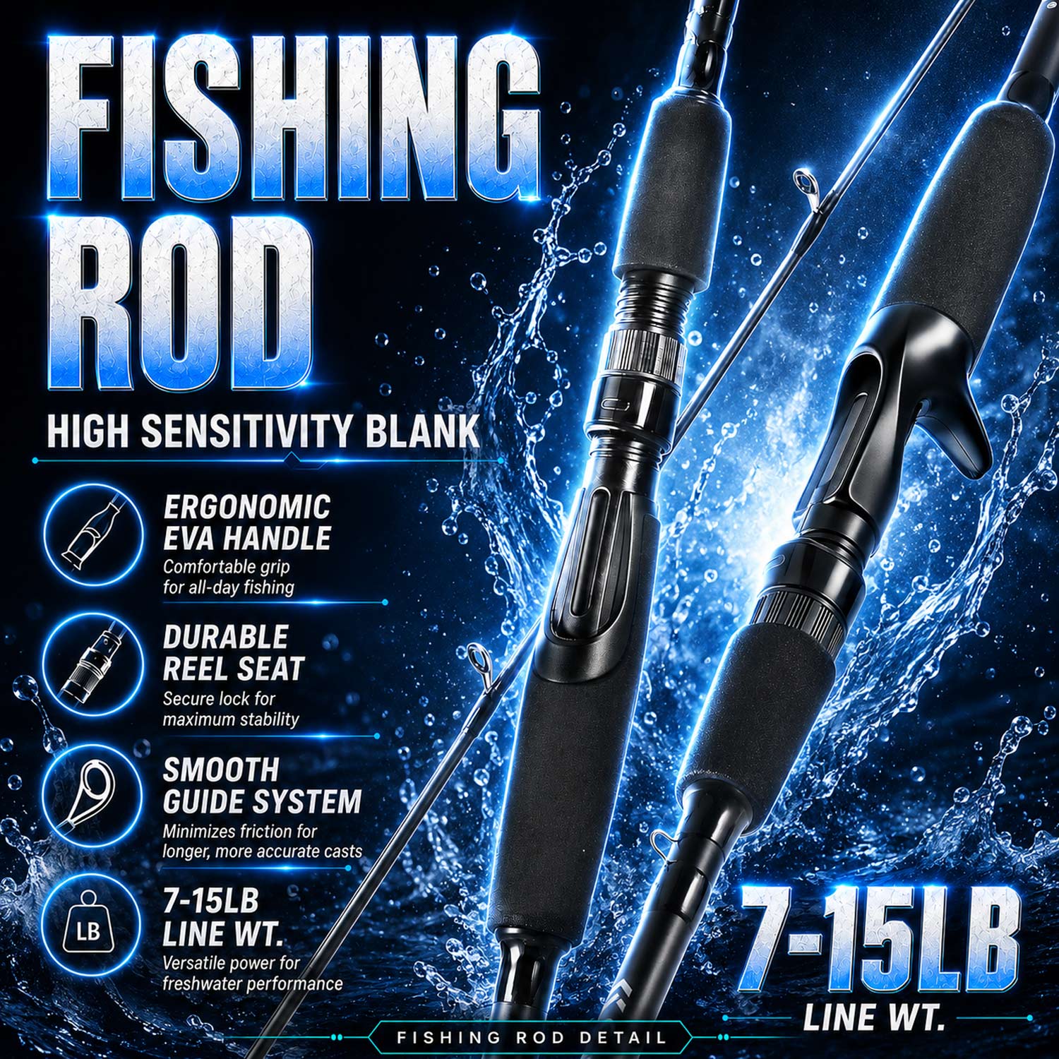 Sougayilang 1.8m Fishing Rod F - Fishing Boat Fiberglass ulasan dan harga