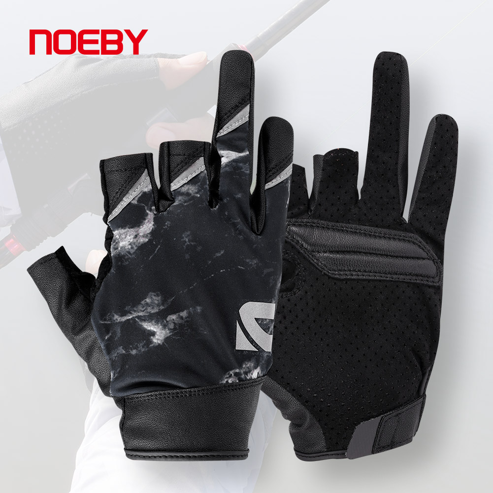 Noeby Half Finger Fishing Glov - Fishing Boat Oar ulasan dan harga