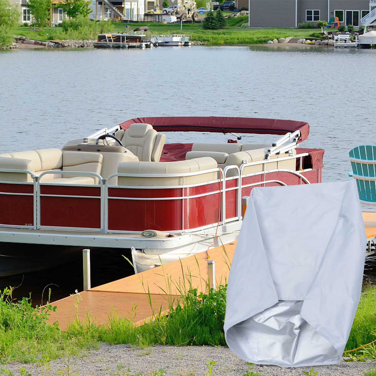 210D Oxford Boat Seat Cover Wa - Fishing Boat Cover ulasan dan harga